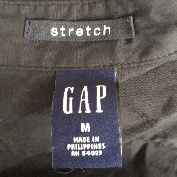 Shirt blue navy stretch gap size M - Picture 2 of 2